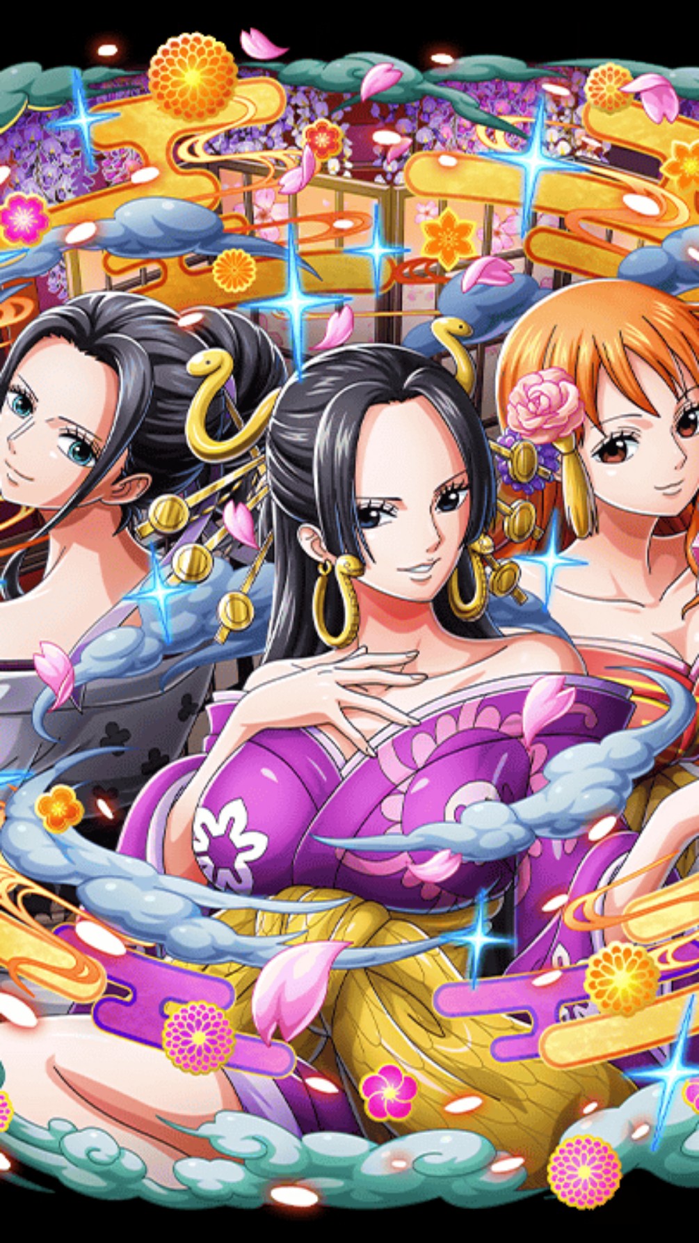 Nami, Boa and Robin
