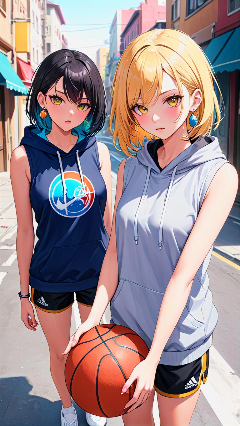 Riley and Serena -- childhood friends