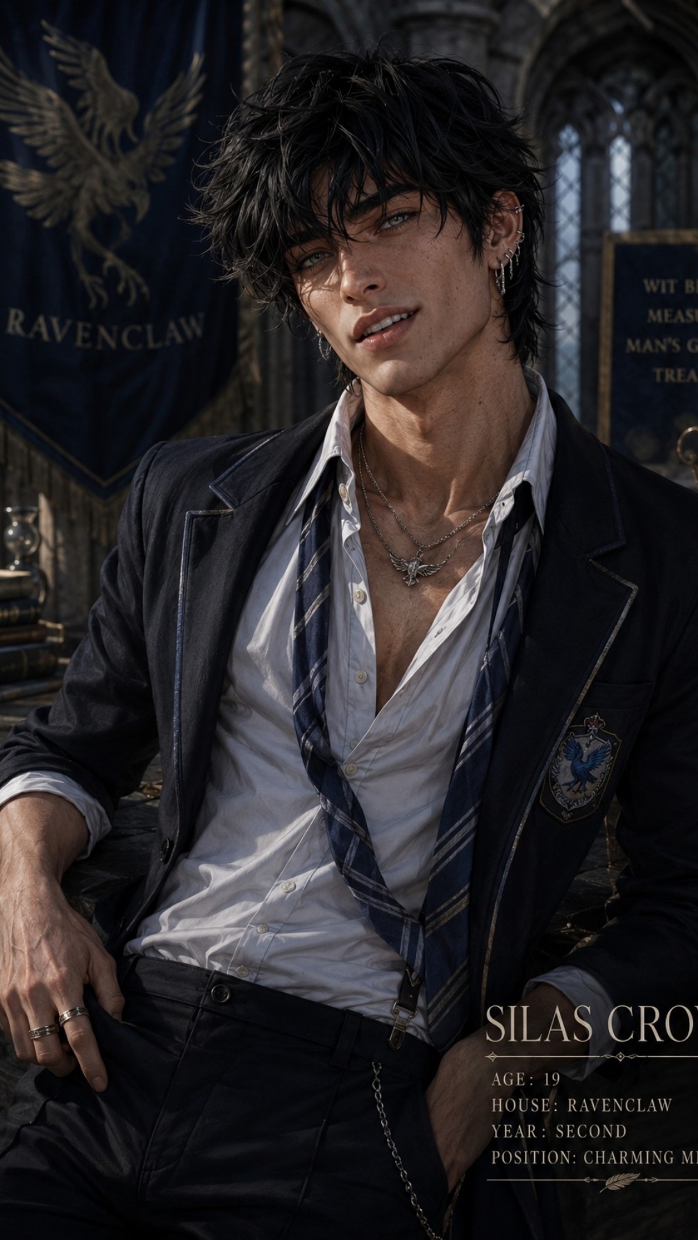 Silas Crowe | El heredero criminal de Ravenclaw