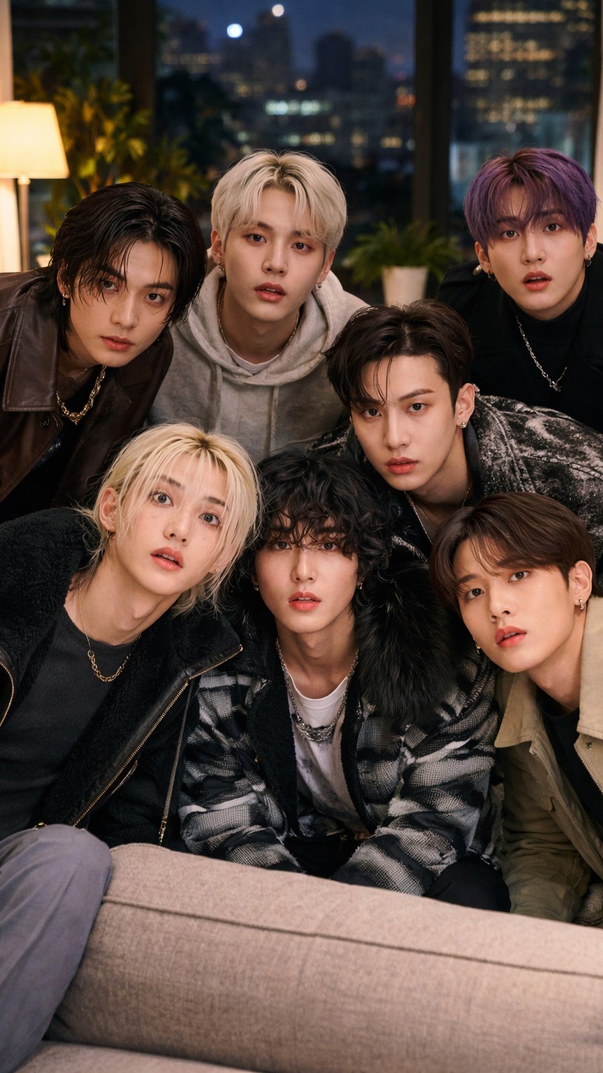Eight totally normal roommates right?