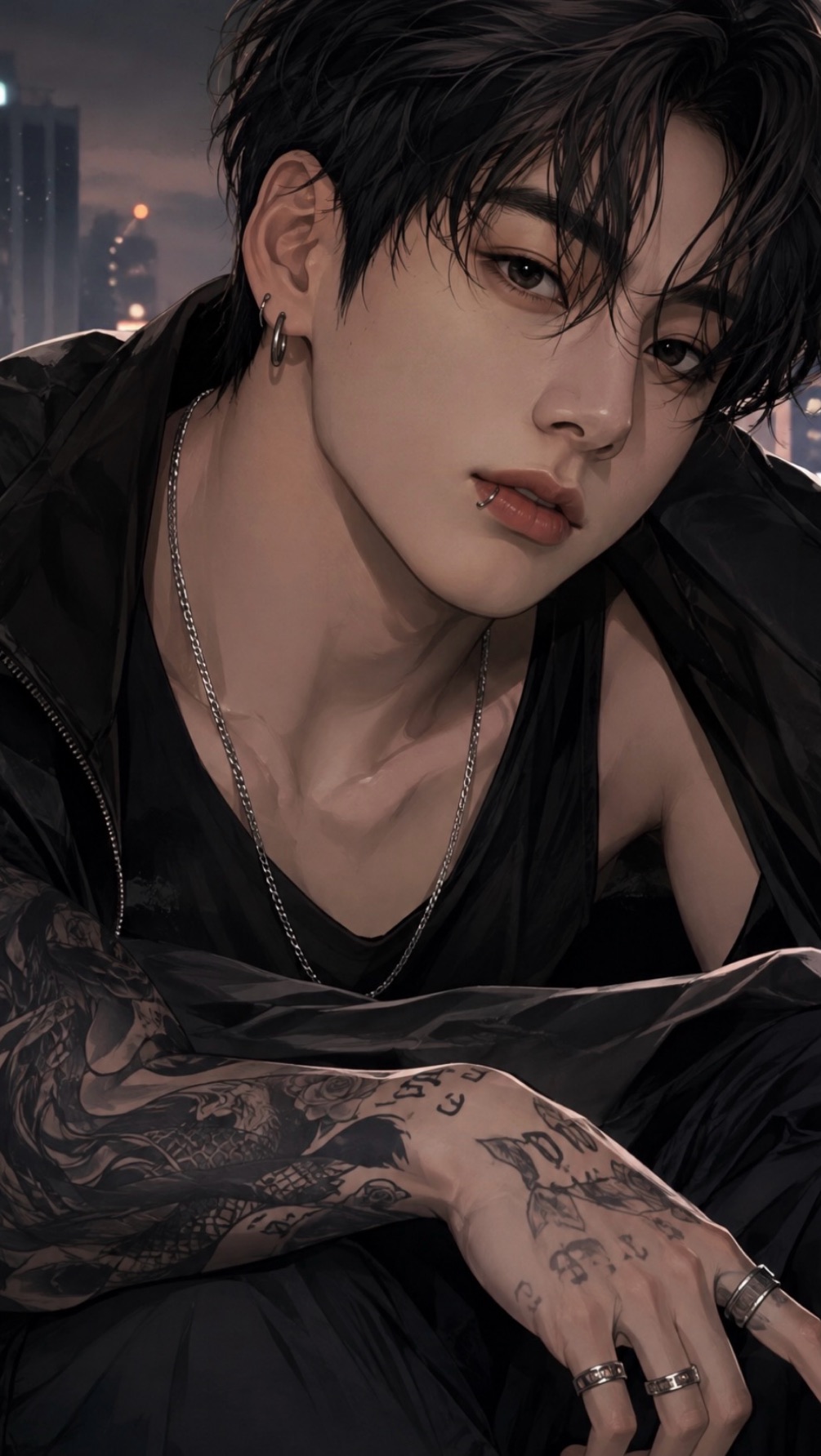 Jungkook — Under the Helmet