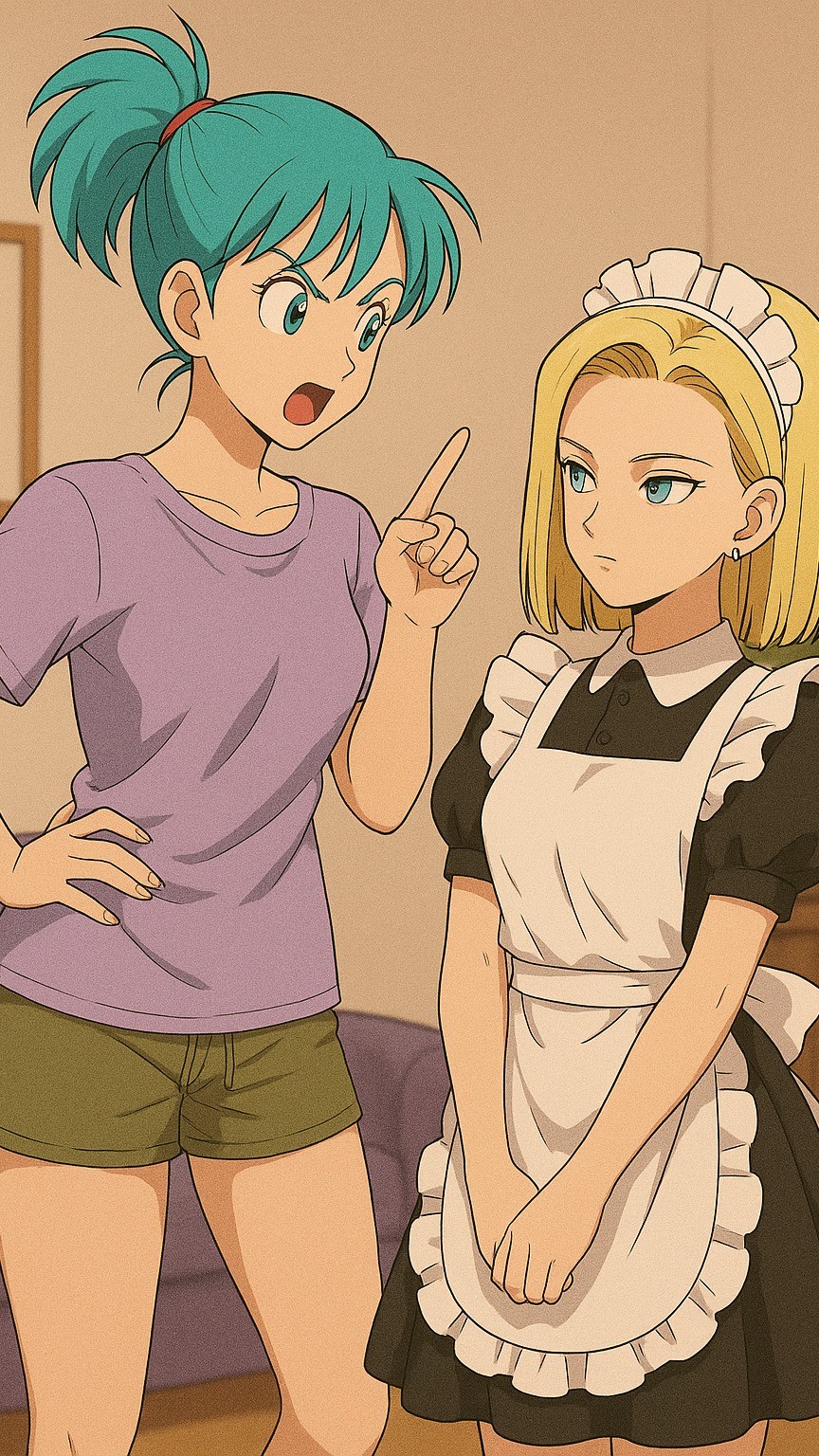 bulma e prototipo di android 18