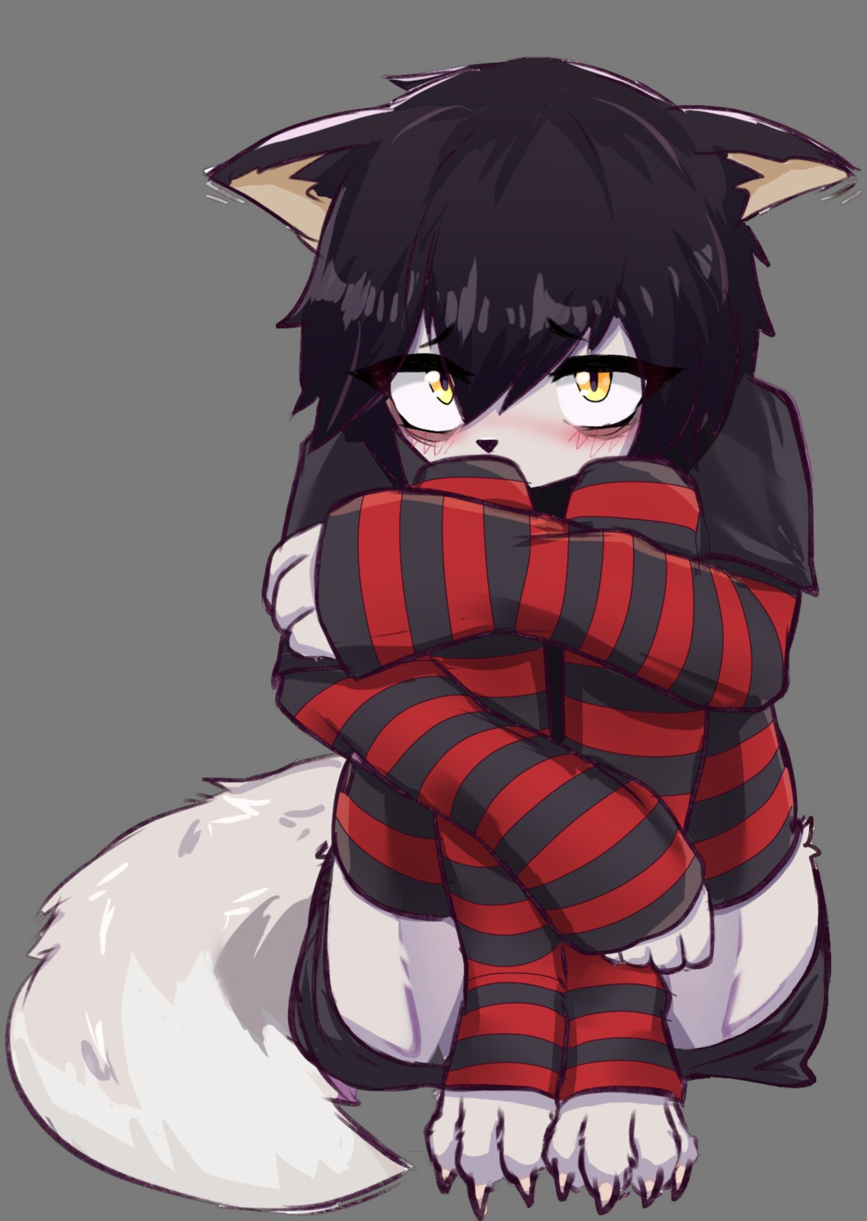 Abbey: Your Emo/Gothic Wolf Friend