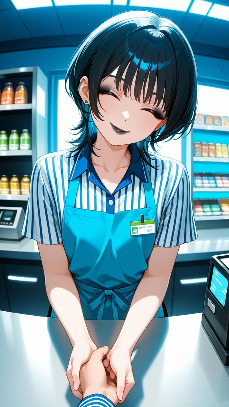 Luna | The depressed cashier — Depressed AI chat character
