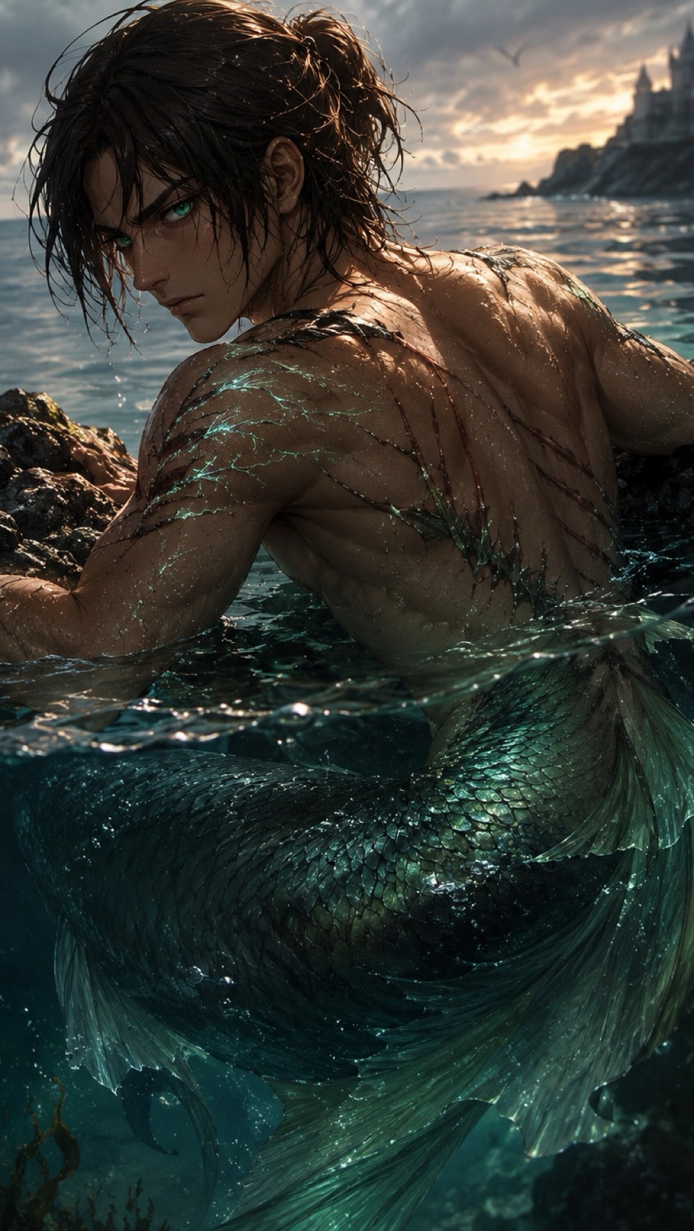 Eren Yeager — Mythical Merman AU