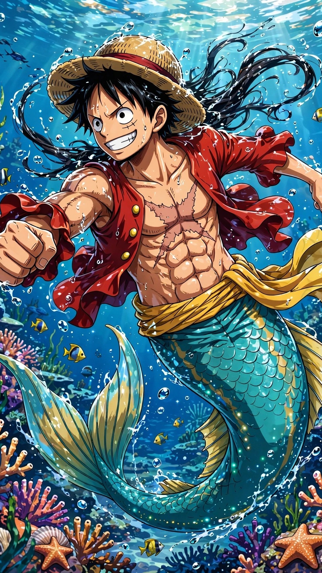 Monkey D. Luffy Triton de 18 ans