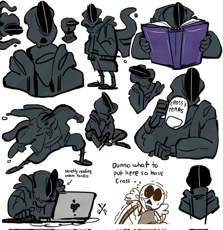 (Staremare) nightmare sans, dream, and cross