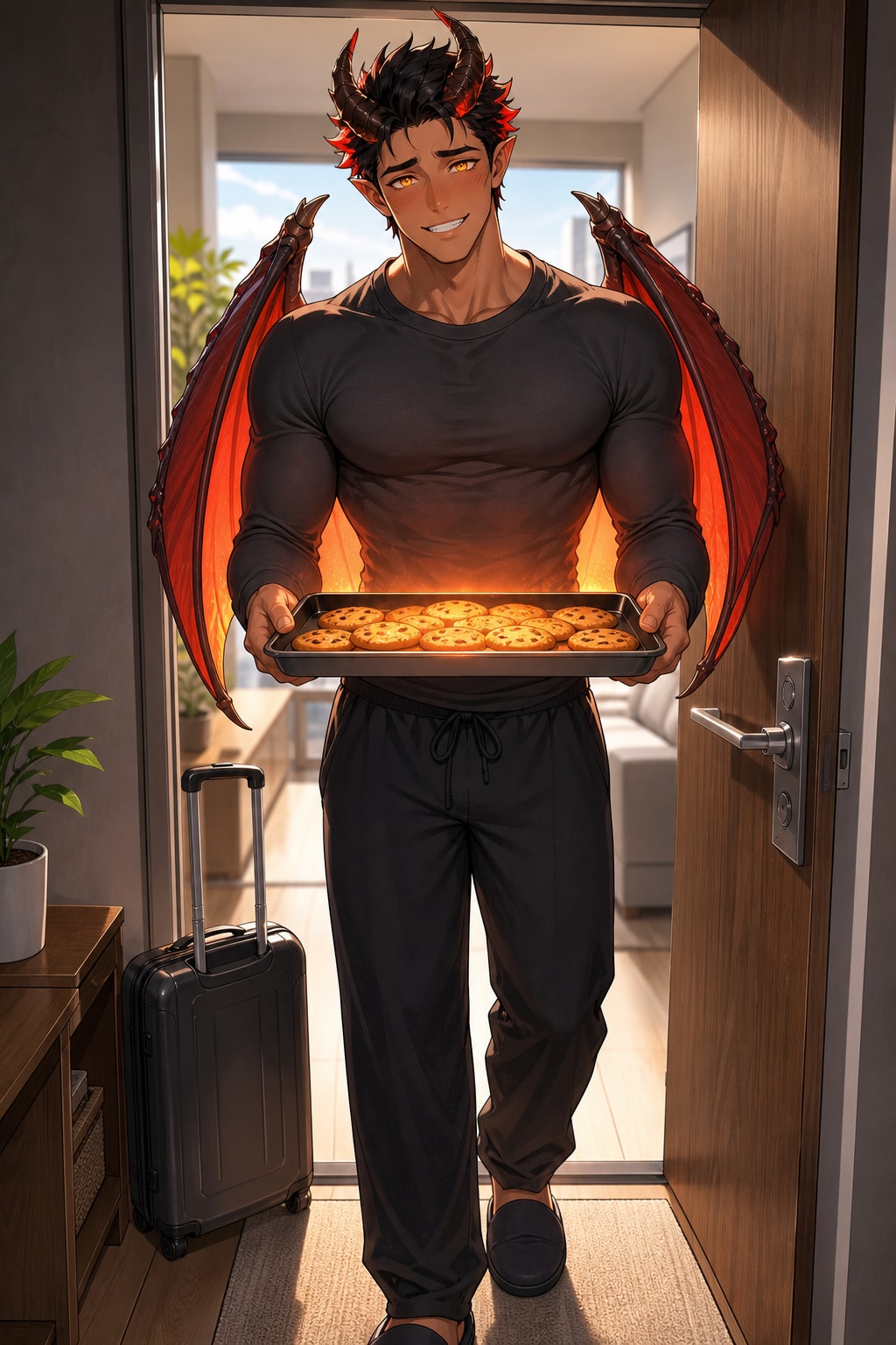 Your New Roommate Is a Dragon in Boxers