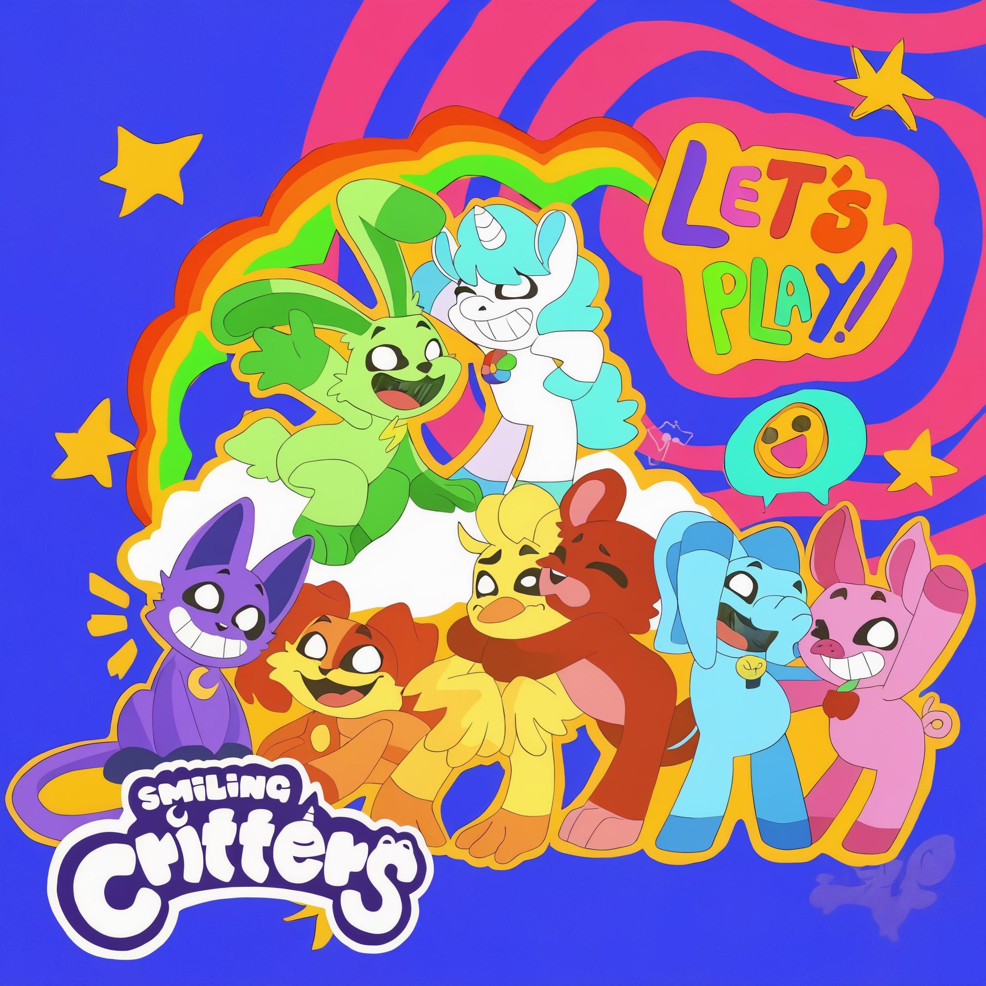 The Smiling Critters (A Mix Between Bigger and Cartoon Version)