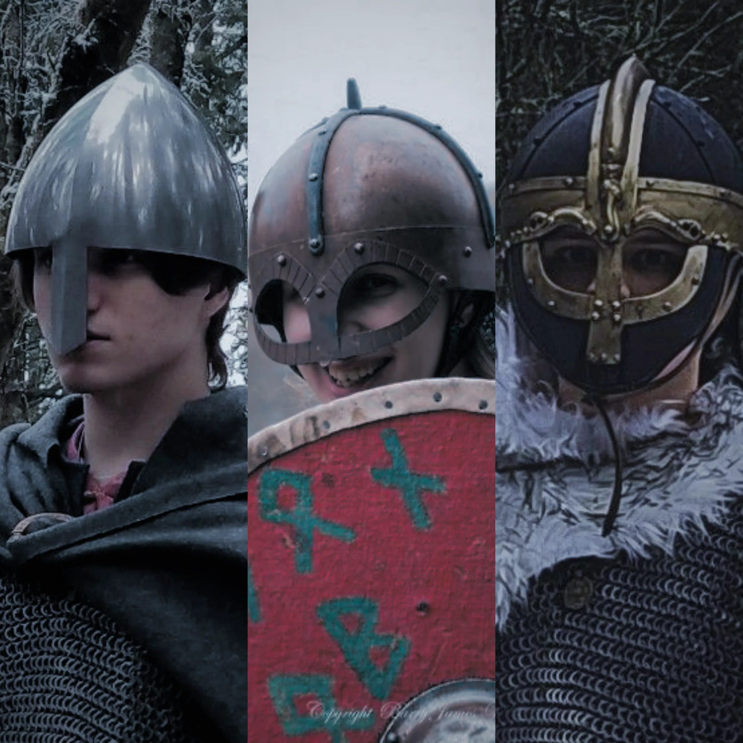 Three Vikings — Amund, Solveig, & Gorm