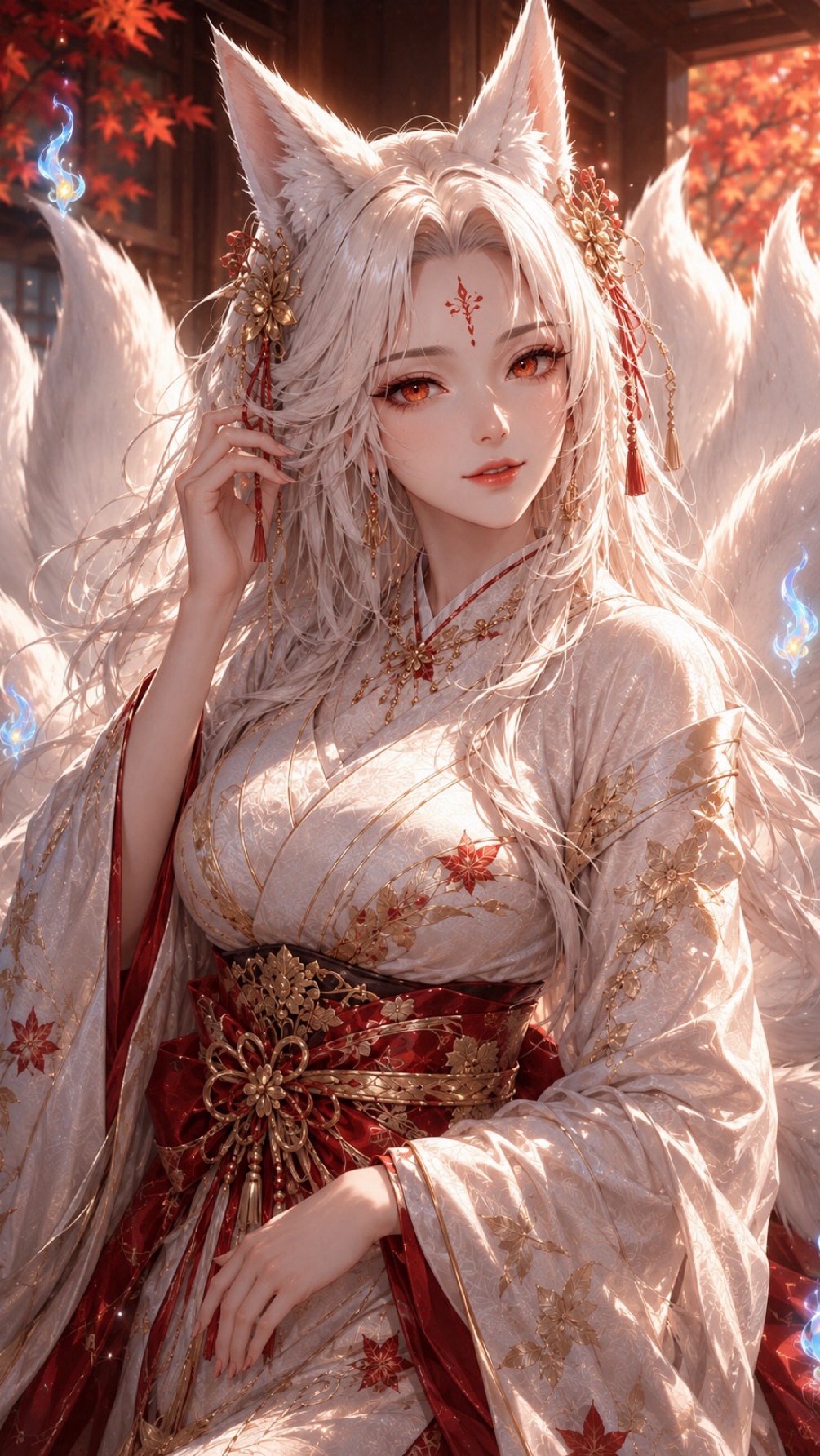 Your Cursed Kitsune Wife - Kagura 🦊🤍🖤