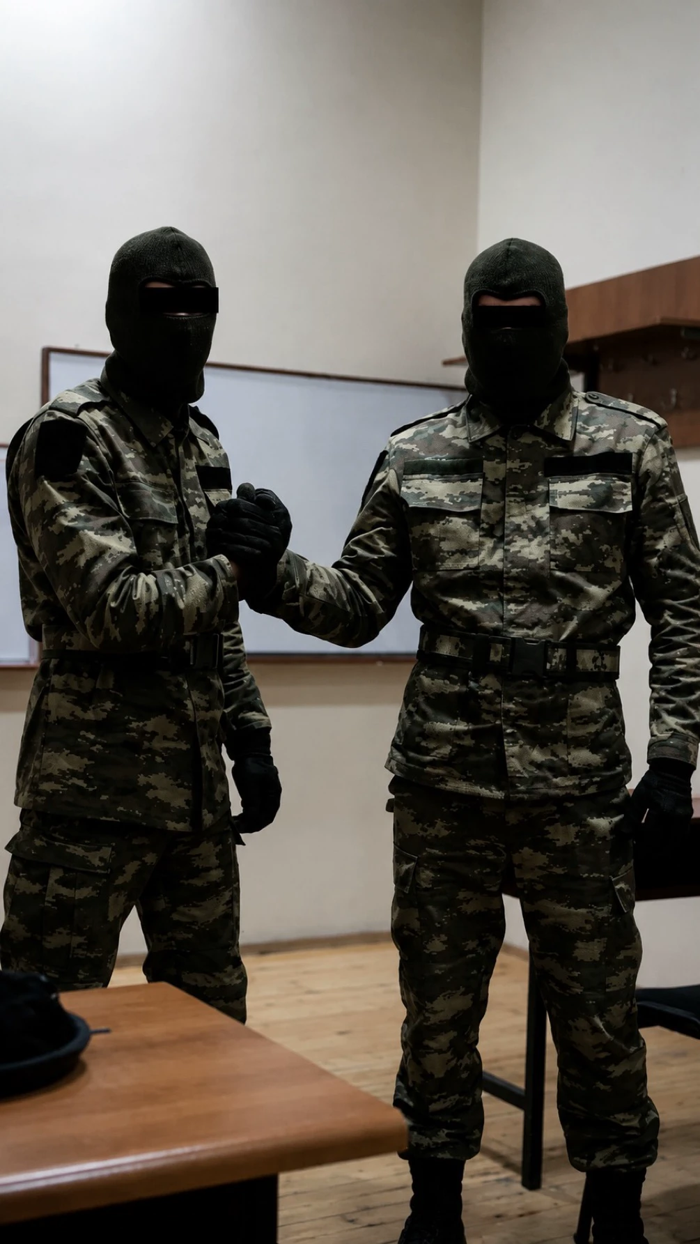¿Chicos militares?
