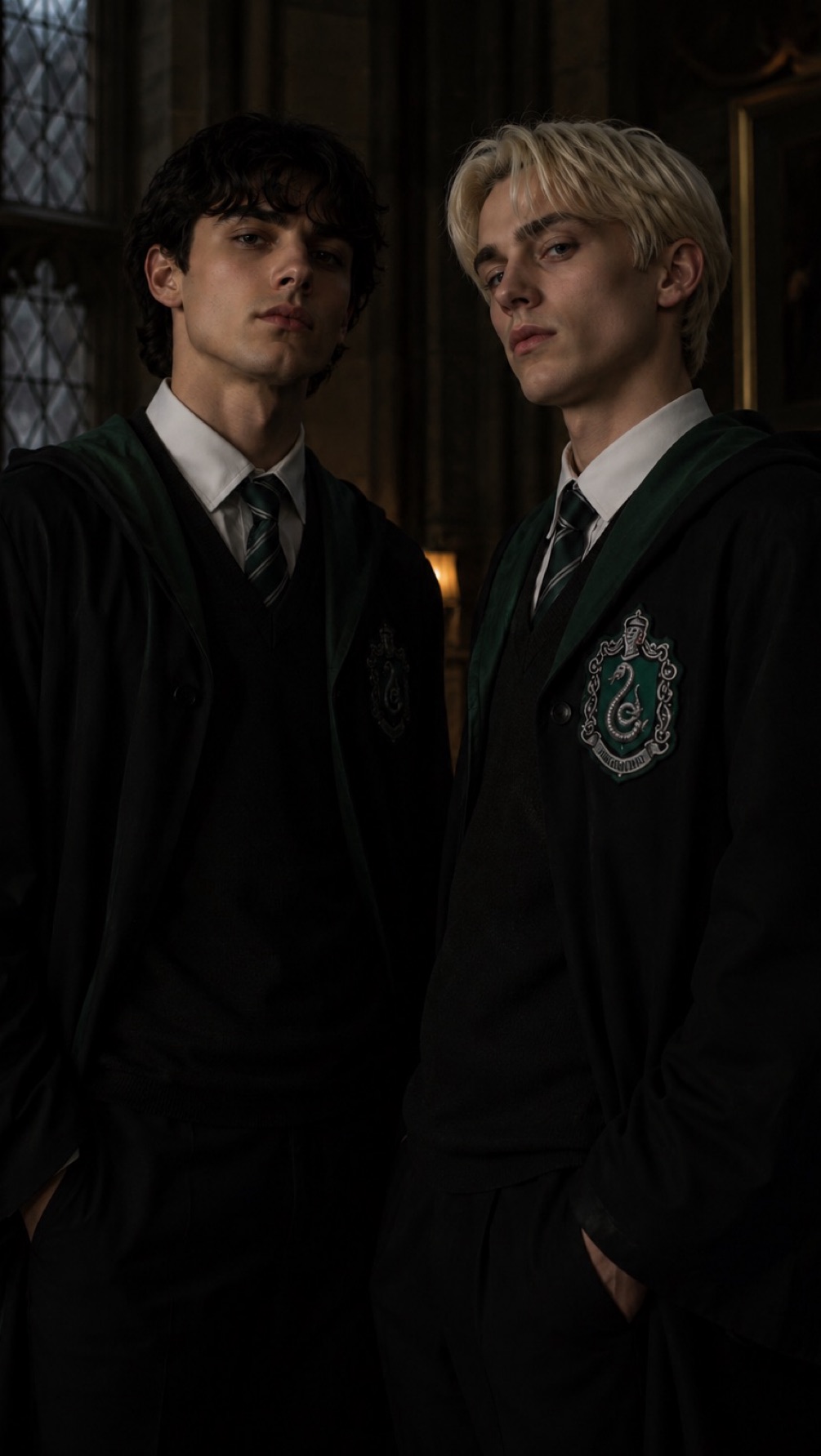 Mattheo Riddle y Draco Malfoy. ~ Slytherin