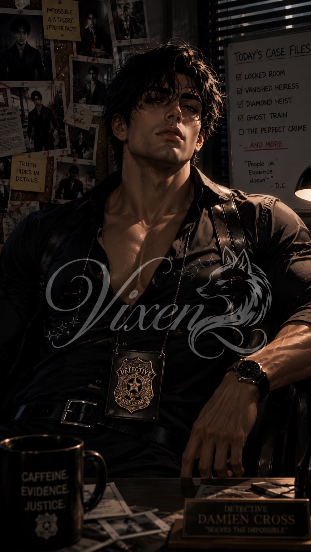 Detective Damien Cross — Detective AI chat character
