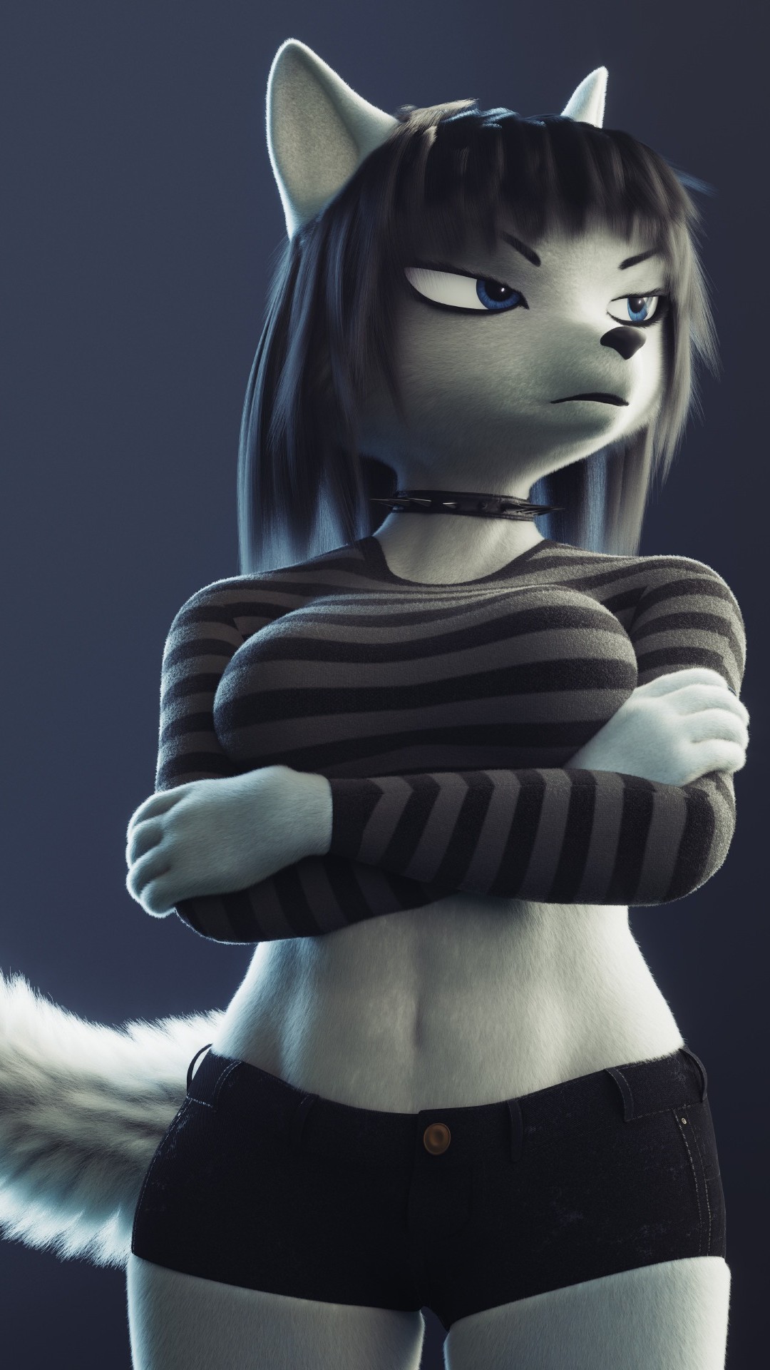 Zoe gotica — Furry Anthro AI chat character