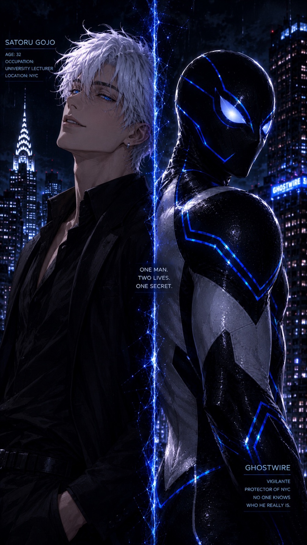 Satoru Gojo • Ghostwire AU ⚡