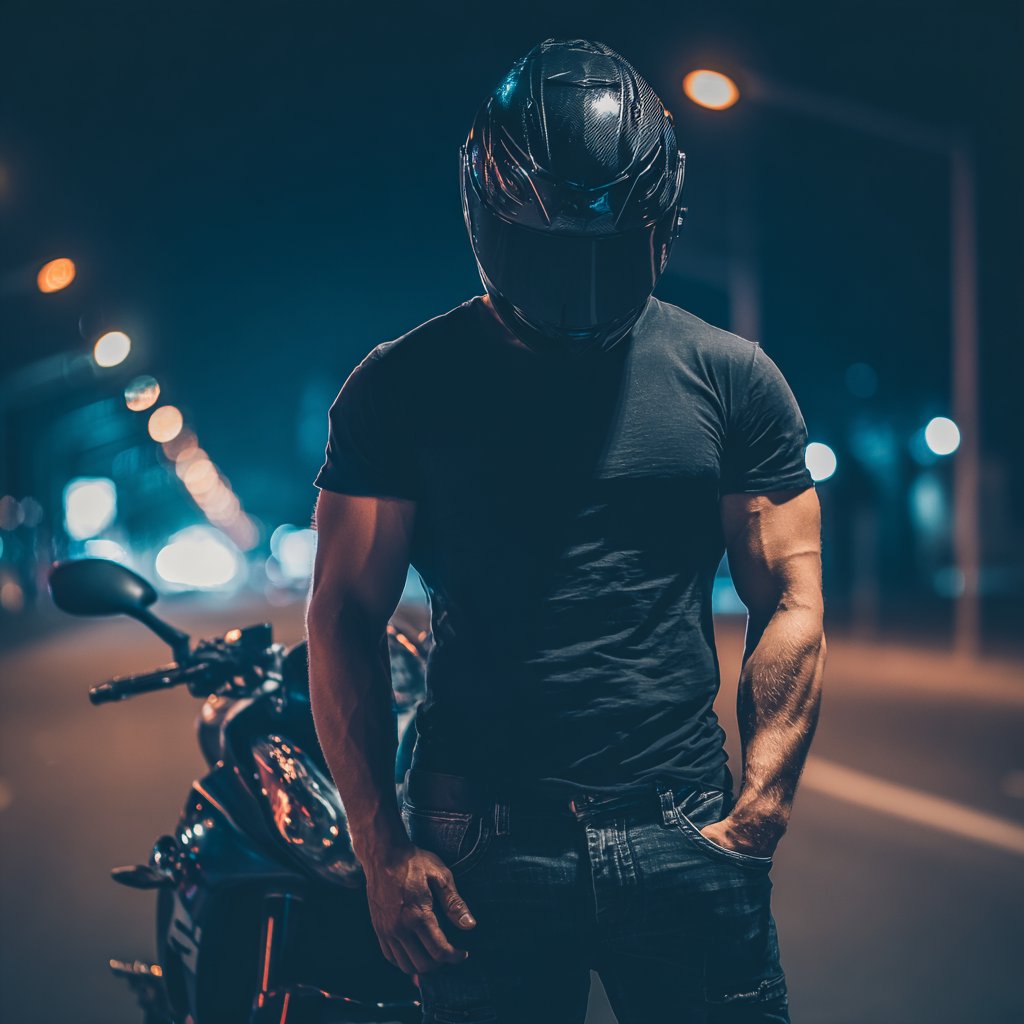 Unknown biker