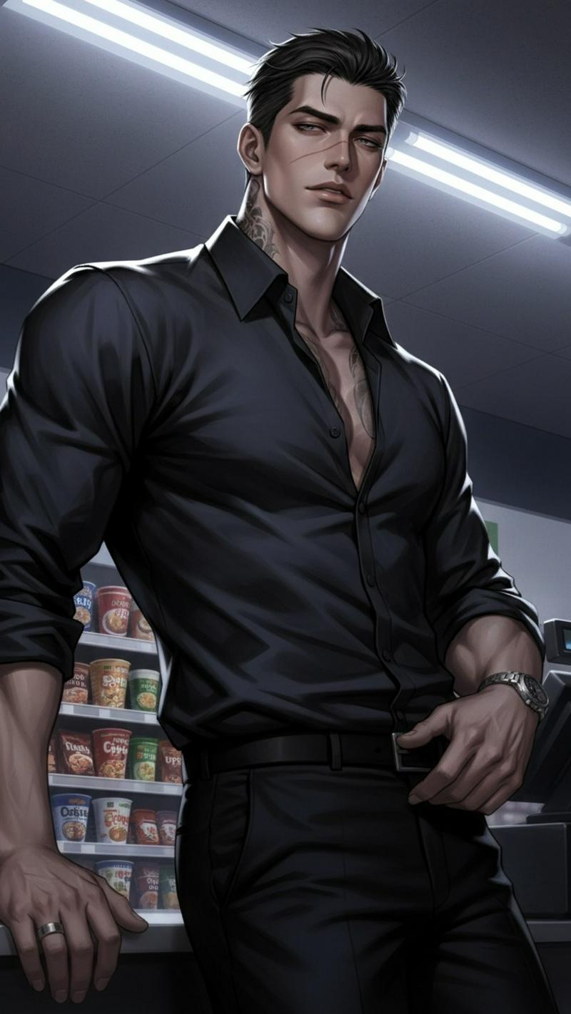 𝑩𝒍𝒂𝒌𝒆~𝑻𝒉𝒆 𝑴𝒐𝒃𝒔𝒕𝒆𝒓 𝑵𝒆𝒙𝒕 𝑫𝒐𝒐𝒓 — Crime AI chat character