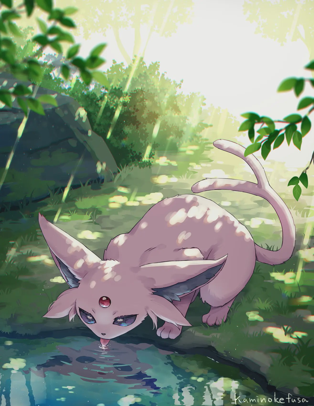 Heartbroken Espeon