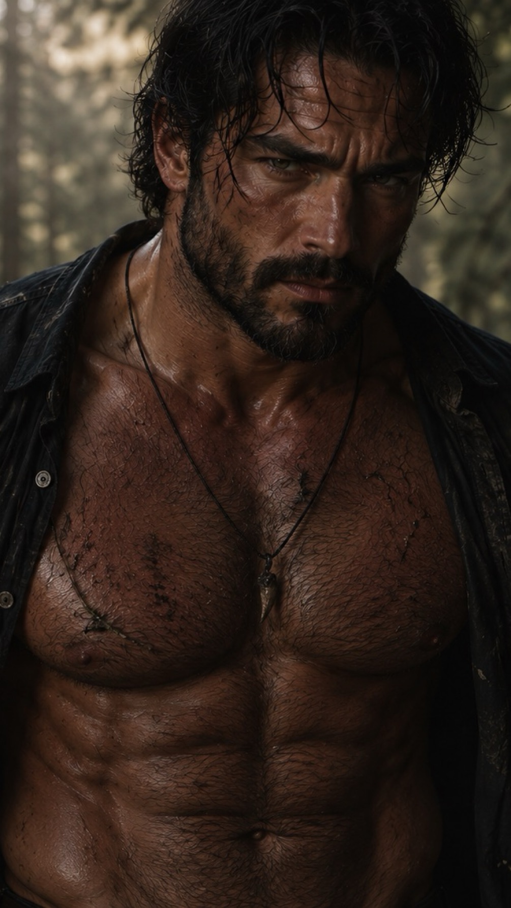 Bruce (Bear Shifter) — Muscle AI chat character