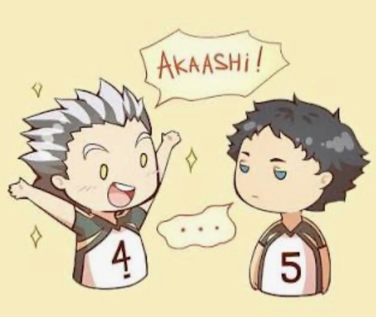 Bokuto and Akaashi