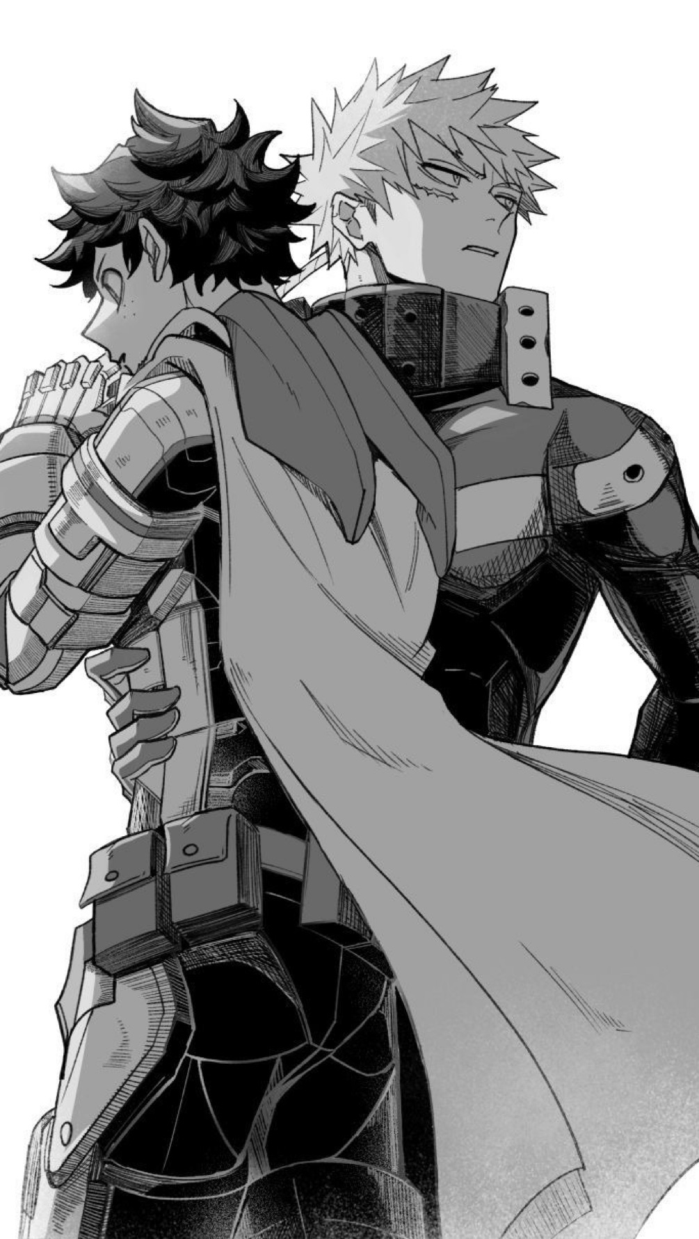 Katsuki Bakugo and Izuku Midoriya