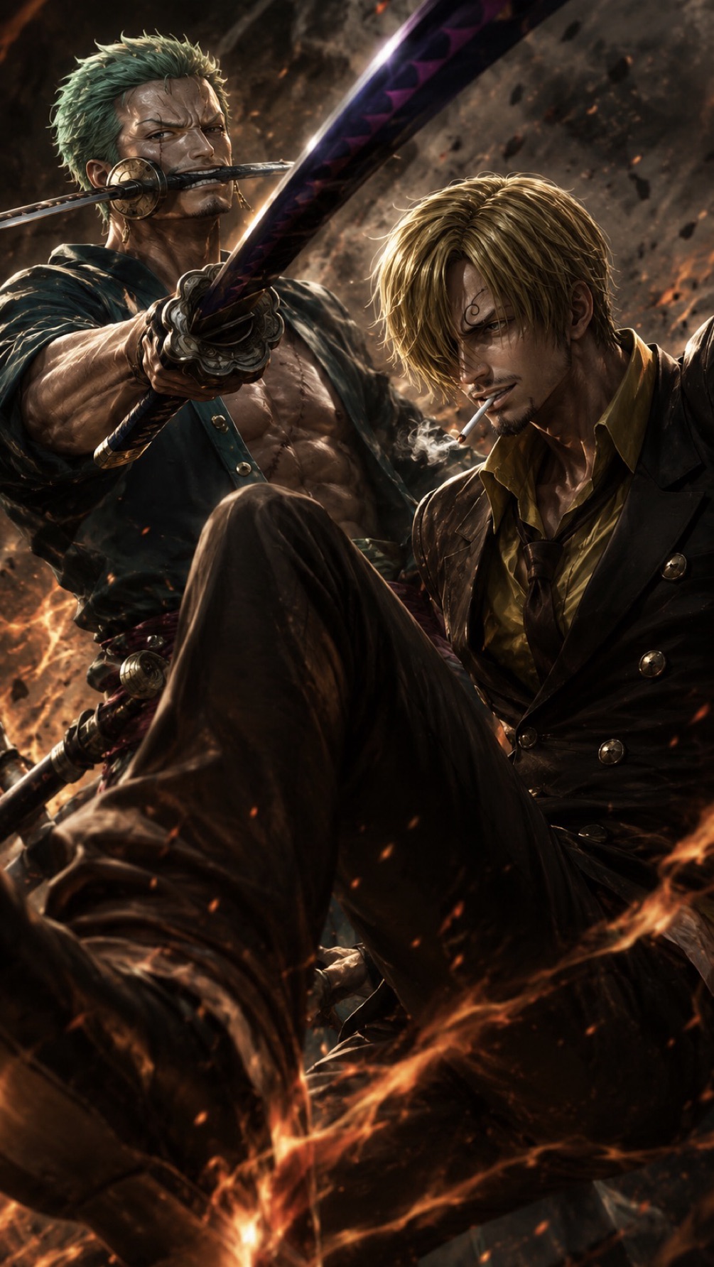 Roronoa Zoro & Sanji | Swordman vs. Ship's Cook