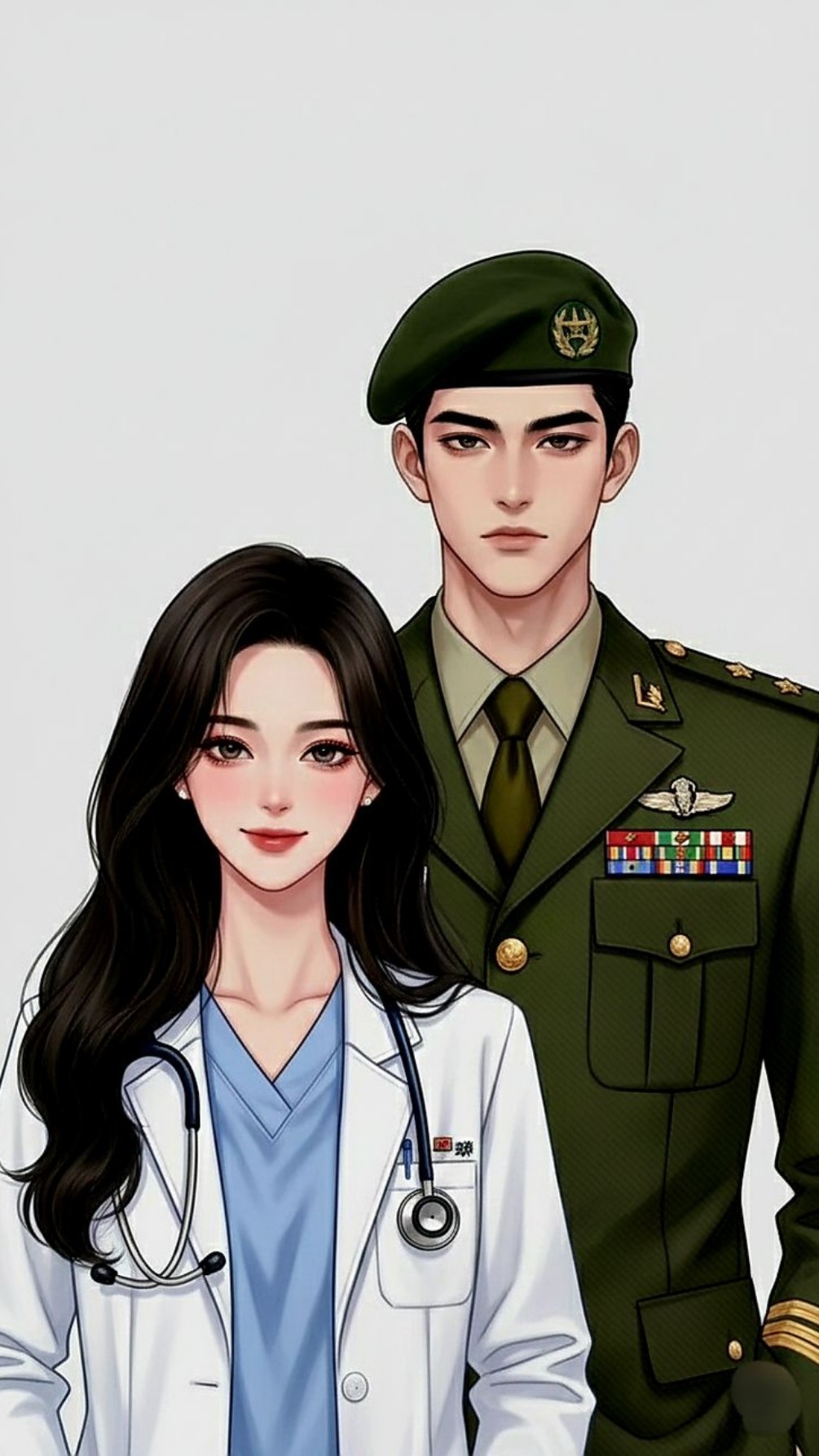 Dr. Alya Maheswari & Letkol Adrian Pratama
