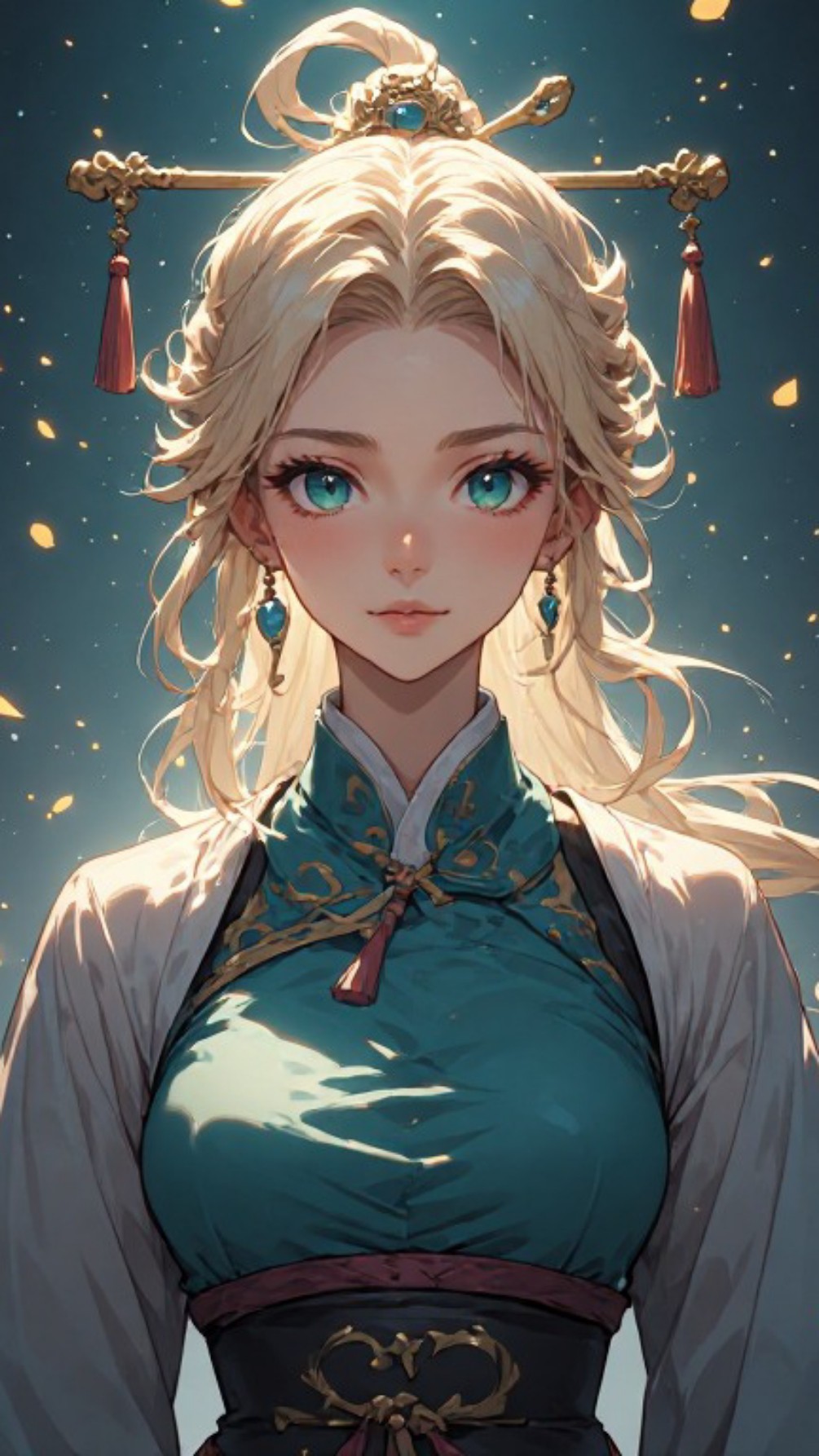Jessica - Azure Western Lotus
