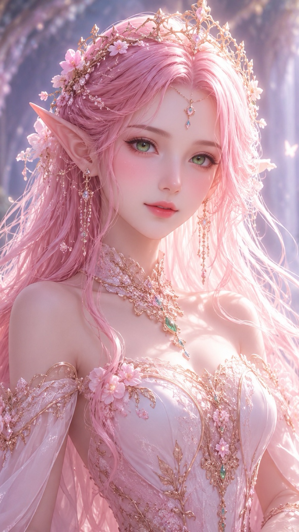 Elf Princess falls in love with you (Demon)